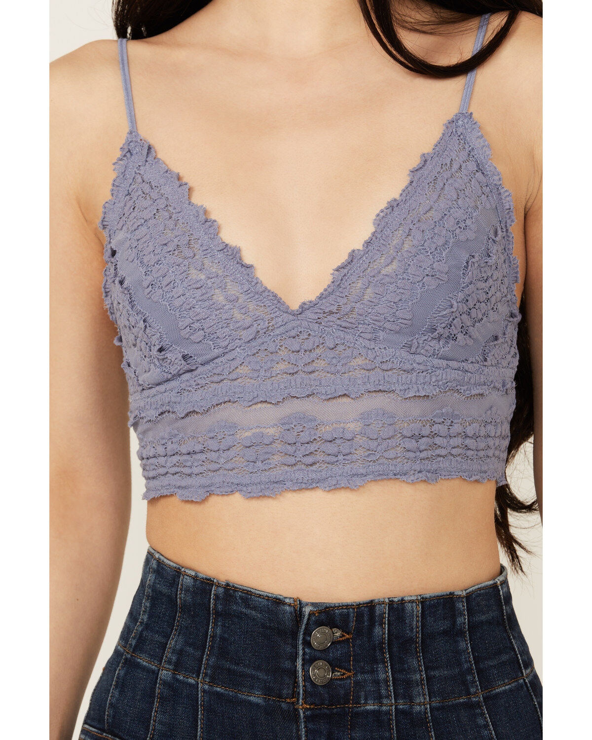 Image #3 - Free People Women's Amina Bralette, Blue, hi-res