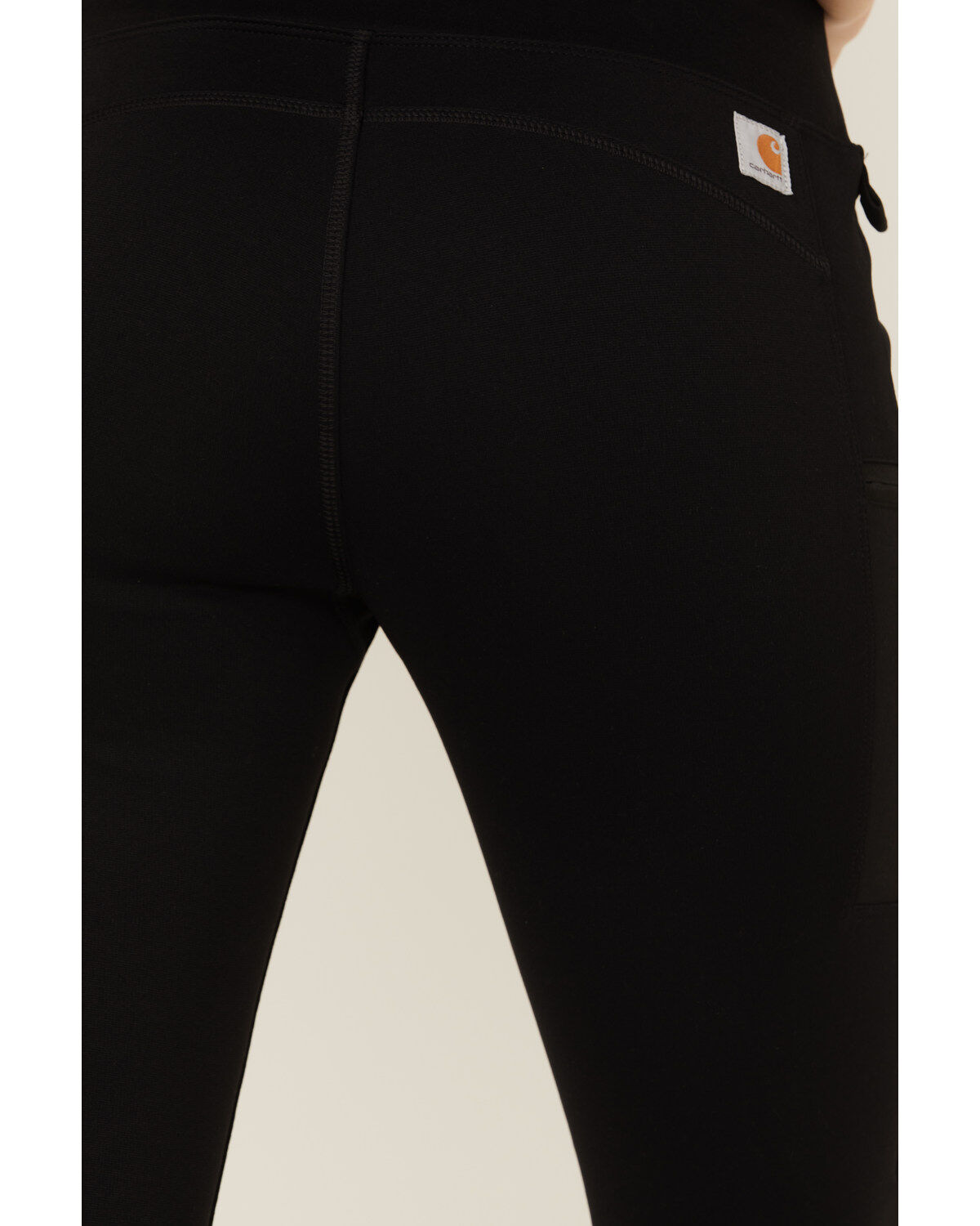 Image #4 - Carhartt Women's Force Utility Work Leggings, Black, hi-res