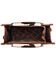 Image #3 - Wrangler Women's Whipstitch Patchwork Crossbody Bag, Brown, hi-res