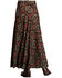 Image #3 - Stetson Women's Rayon Challis Blanket Print Long Cut Skirt, Brown, hi-res