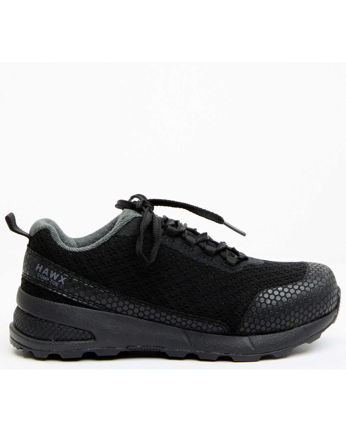 Image #2 - Hawx Women's Hotmelt Athletic Work Shoes - Composite Toe, Black, hi-res