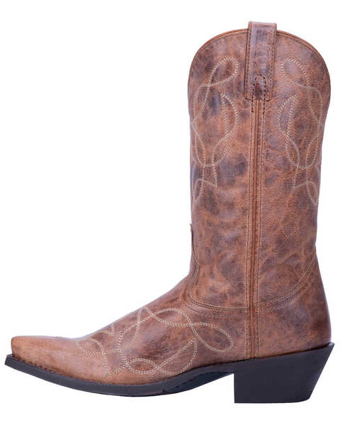 Image #3 - Laredo Men's Oliver Tan Western Boots - Snip Toe, , hi-res