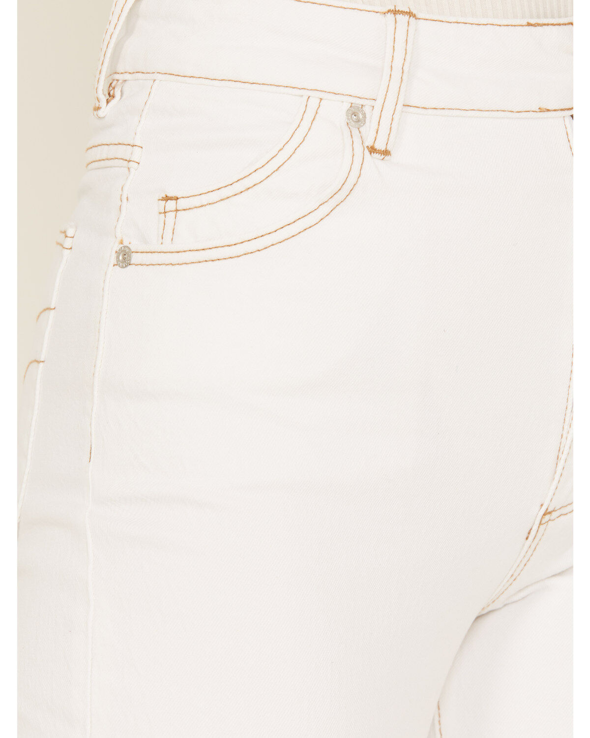 Image #2 - Rolla's Women's High Rise East Coast Ankle Flare Jeans, White, hi-res