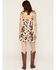Image #4 - Bona Women's Cow Print Sleeveless Ruffle Mini Dress, Brown, hi-res