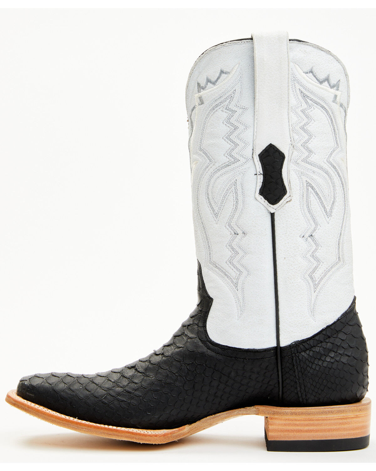 Product Name:  Tanner Mark Men's Jumbo Python Exotic Western Boots - Broad Square Toe