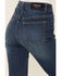 Image #4 - Grace in LA Women's High Rise Split Bottom Flare Denim Jeans, , hi-res