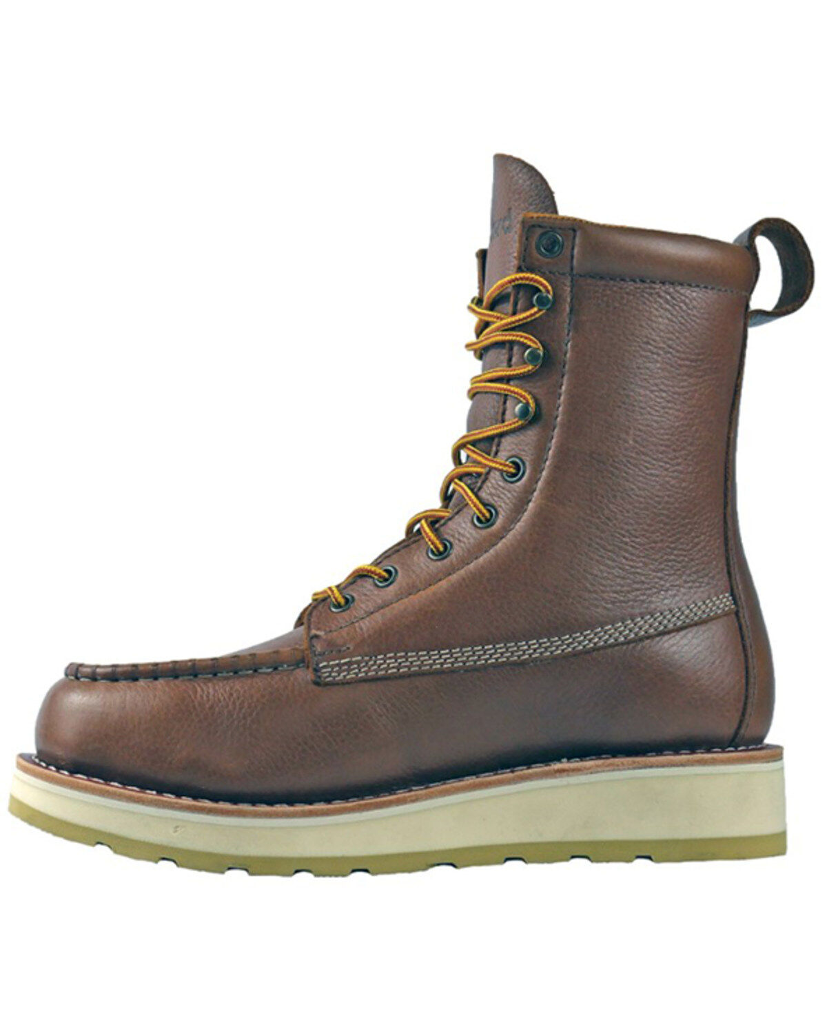 Image #3 - Die Hard Men's Malibu 8" Lace-Up Work Boots - Composite Toe, Rust Copper, hi-res