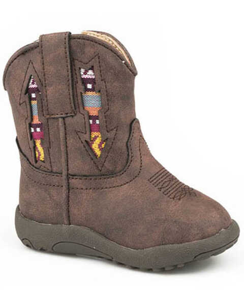 Image #1 - Roper Toddler Boys' Southwestern Arrow Western Boots - Round Toe, , hi-res