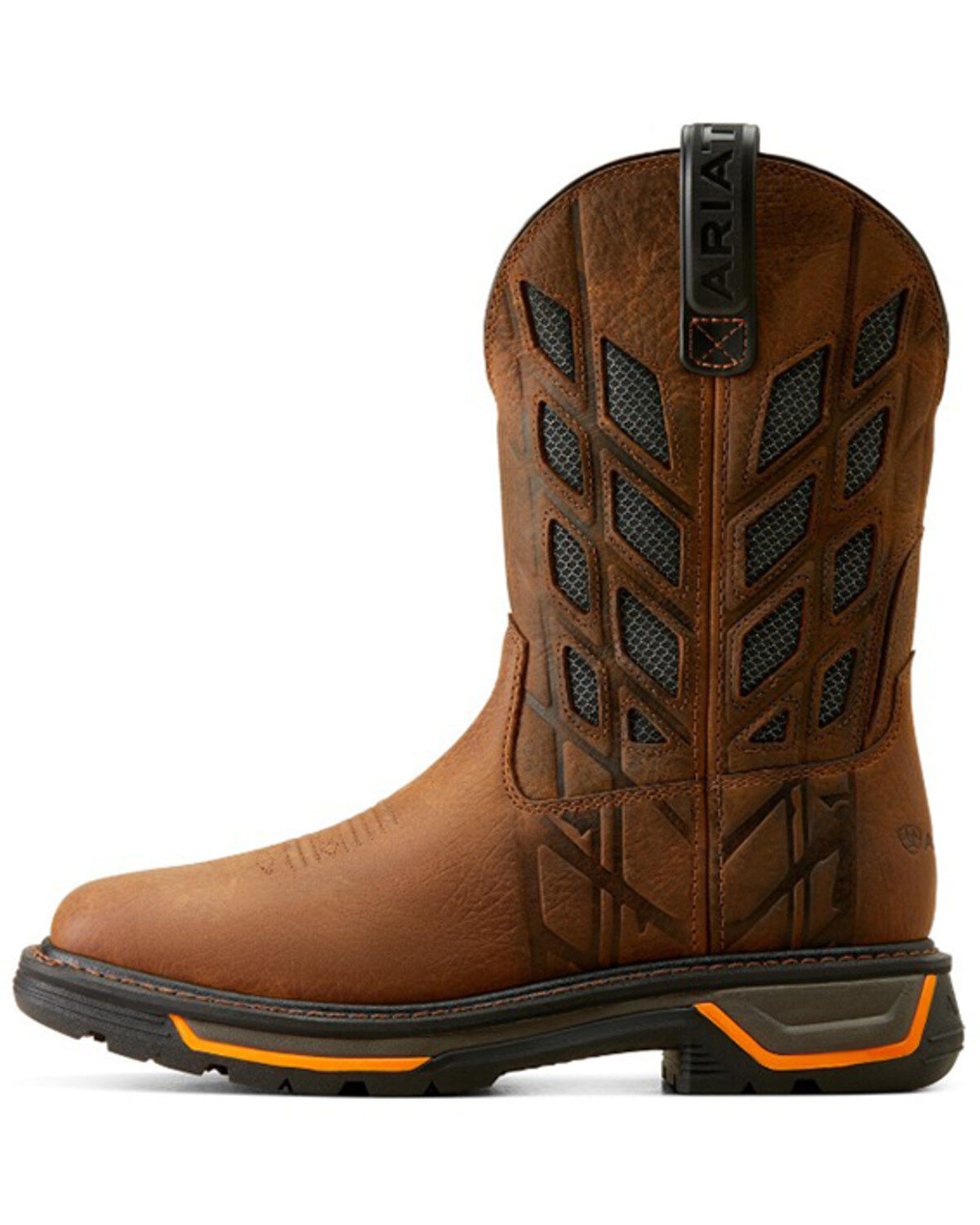 Image #2 - Ariat Men's Big Rig VentTek Work Boots - Soft Toe, Brown, hi-res