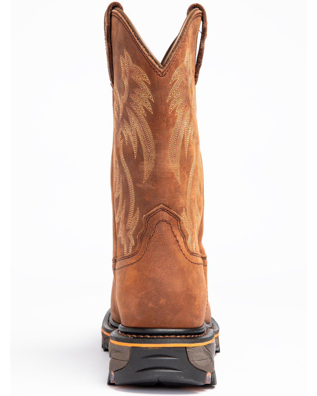 Image #5 - Cody James Men's Waterproof Decimator Western Work Boots - Steel Toe, Brown, hi-res