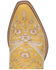 Image #6 - Dingo Women's Primrose Western Booties - Snip Toe, Yellow, hi-res