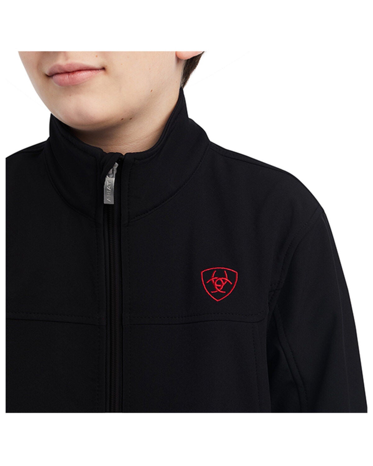 Image #3 - Ariat Boys' Mexico Flag Logo Embroidered Softshell Jacket, , hi-res