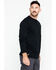 Image #5 - Hawx Men's Black Pocket Henley Work Shirt - Big, Black, hi-res