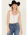 Free People Women's Amelia Corset , White, hi-res
