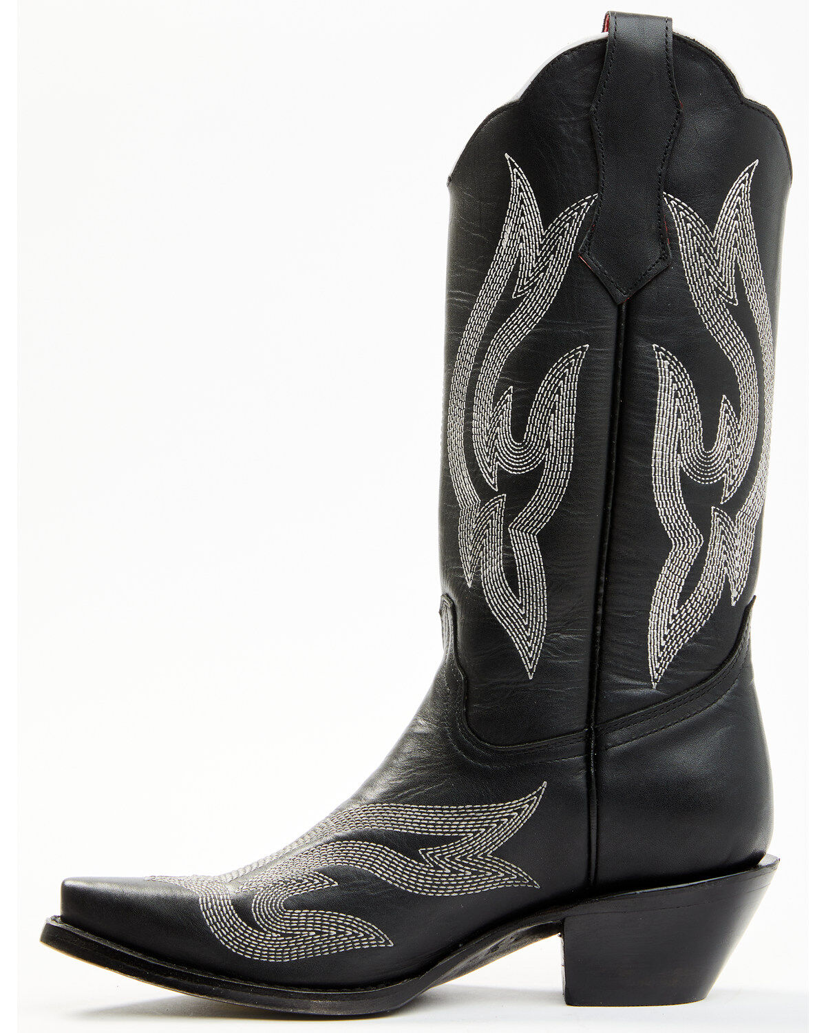 Image #3 - Planet Cowboy Women's Psychedelic Lines On The Highway Leather Western Boot - Snip Toe, Black, hi-res