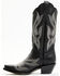 Image #3 - Planet Cowboy Women's Psychedelic Lines On The Highway Leather Western Boot - Snip Toe, Black, hi-res