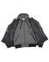 Image #2 - Milwaukee Leather Men's Leather Concealed Carry Vest with Reflective Skulls and Removeable Hoodie - 5X, Grey, hi-res