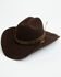 Image #1 - Idyllwind Women's Kennedy Felt Cowboy Hat, Dark Brown, hi-res