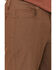 Brothers & Sons Men's Stretch Ripstop Brown Slim Straight Cargo Shorts , Brown, hi-res
