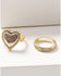 Image #3 - Shyanne Women's Western Muse Heart Concho Ring Set - 3 Piece, Gold, hi-res