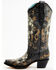 Image #3 - Corral Women's Floral Skull Embroidery & Studs Western Boots - Snip Toe, , hi-res