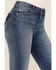 Image #4 - 7 For All Mankind Women's Medium Wash Mid Rise Dojo Wide Jeans, Blue, hi-res