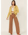 Image #2 - Mauritius Leather Women's Wild Moto Leather Jacket, Yellow, hi-res