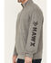 Image #3 - Hawx Men's Charcoal Primo 1/4 Zip Work Fleece Pullover, Charcoal, hi-res