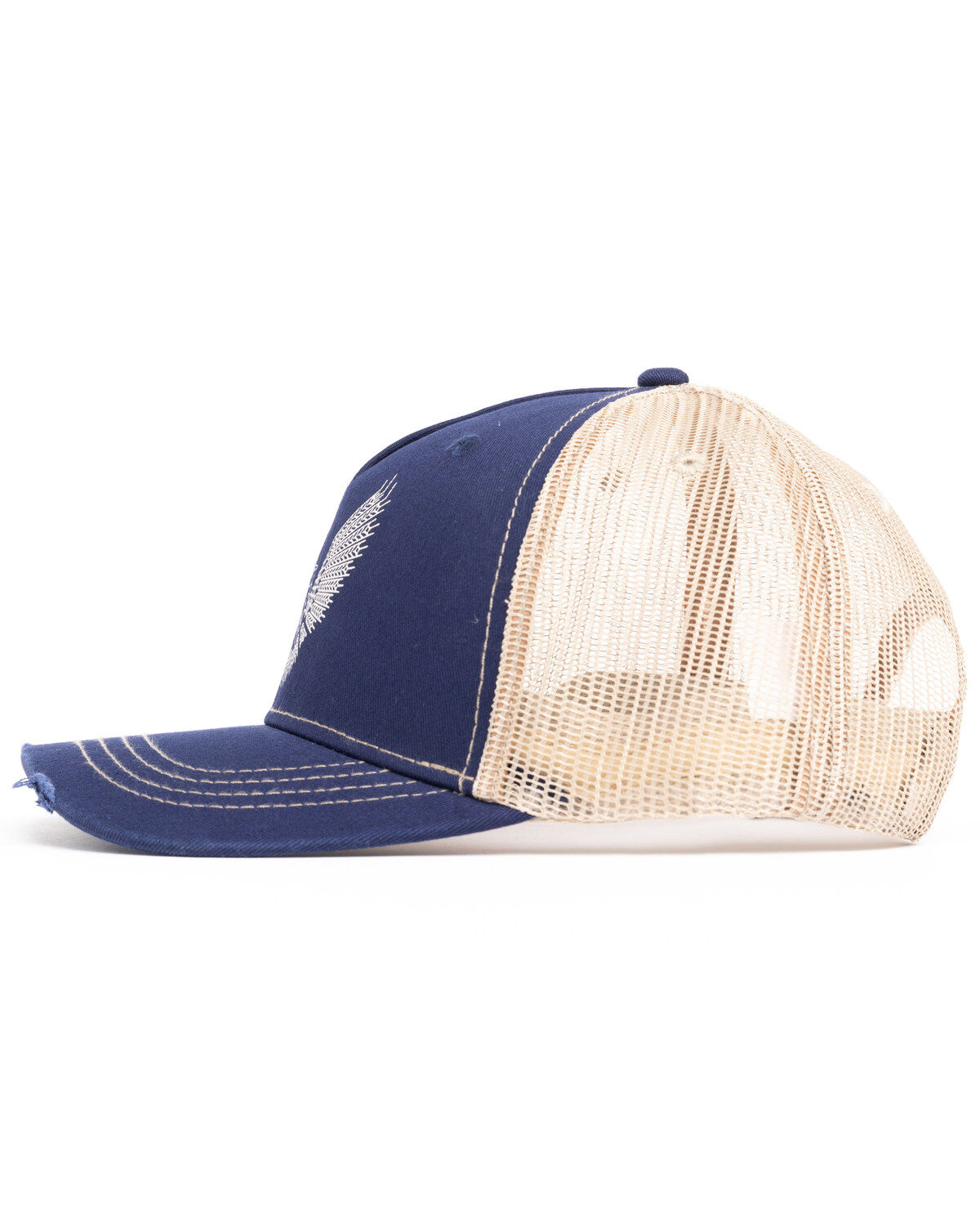 Image #2 - Moonshine Spirit Men's Eagle Embroidered Ball Cap , Blue, hi-res