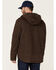 Image #4 - Hawx Men's Brown Castile Weathered Duck Hooded Zip-Front Insulated Work Jacket, Brown, hi-res