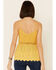 Very J Women's Crochet Embroidered Cami Tank Top , Mustard, hi-res