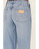 Image #4 - Wrangler Women's Medium Wash Worldwide Mid Rise Wide Leg Denim Jeans, Medium Wash, hi-res