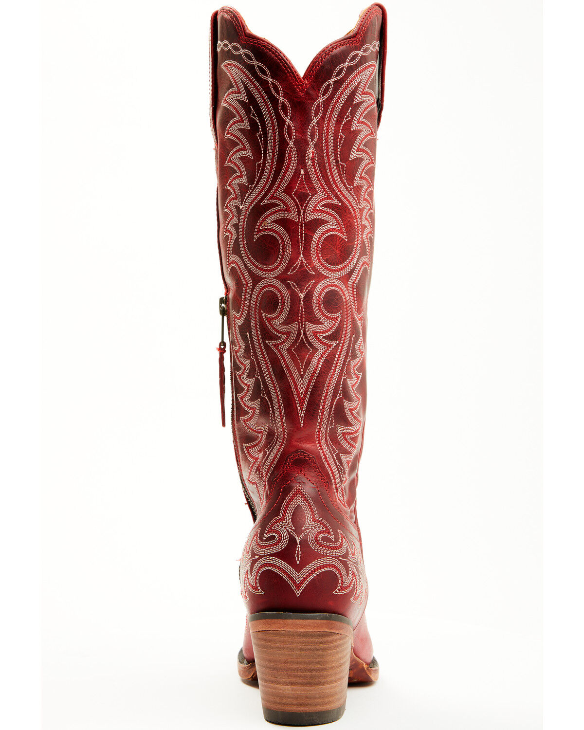 Image #5 - Durango Women's Crush Tall Western Boots - Snip Toe, Red, hi-res