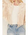 Image #3 - Saints & Hearts Women's Faux Suede Cropped Fringe Jacket, , hi-res