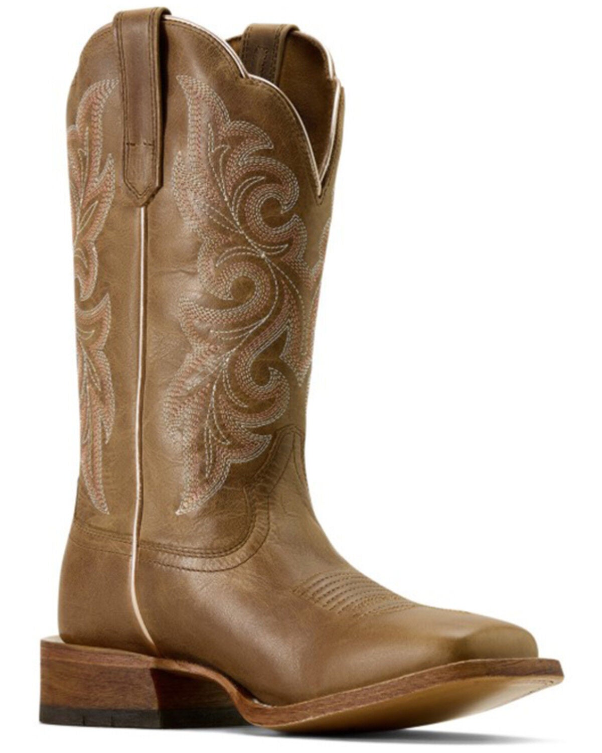 Image #1 - Ariat Women's County Lane Western Boots - Broad Square Toe, Tan, hi-res