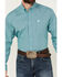Image #3 - Cinch Men's Striped Long Sleeve Button-Down Western Shirt, Turquoise, hi-res