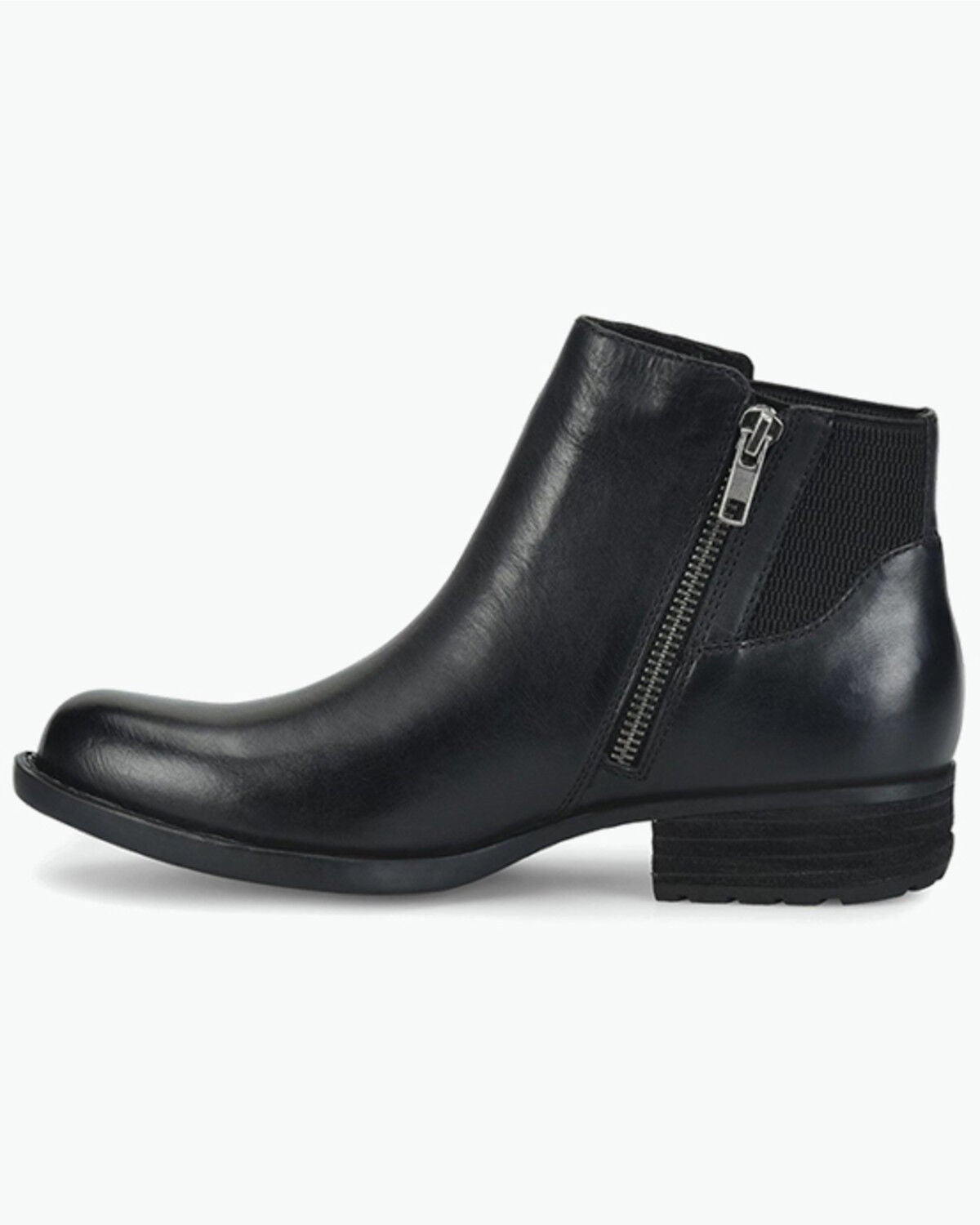 Image #3 - Born Women's Kendyl Casual Boots - Round Toe, Black, hi-res