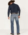 Rock & Roll Denim Men's Pistol Medium Vintage Wash Straight Jeans , Medium Wash, hi-res