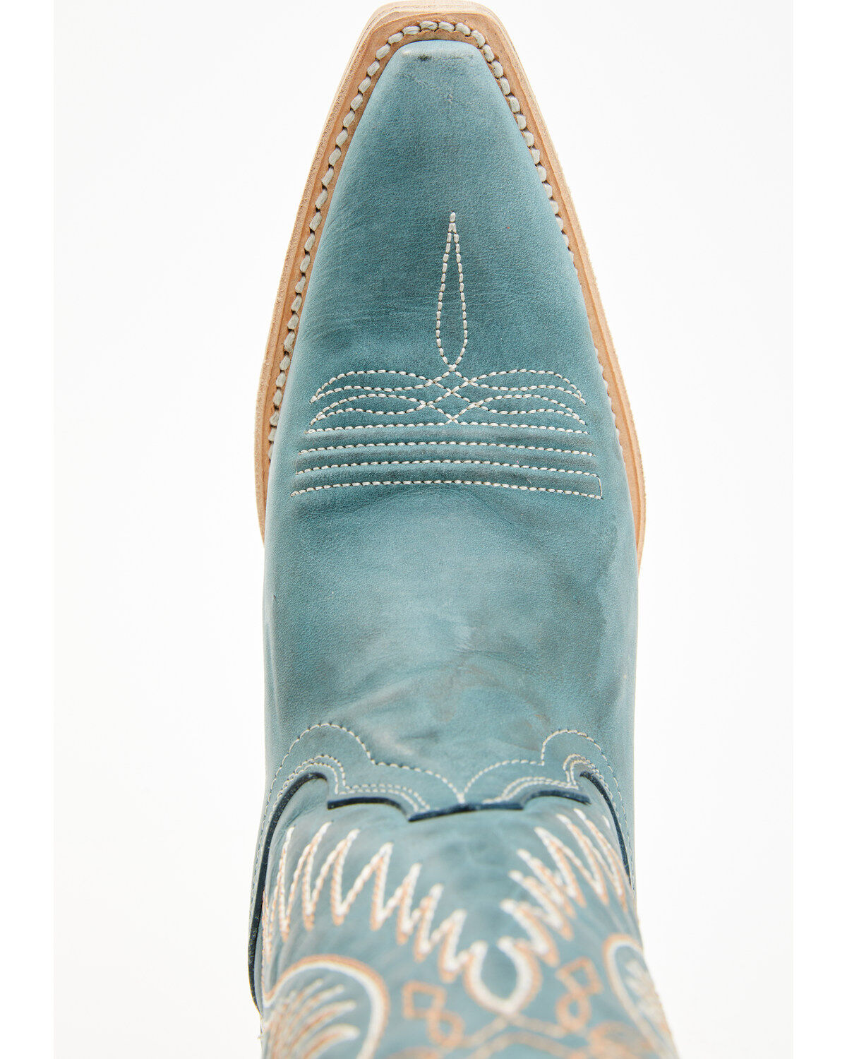 Image #6 - Circle G Women's Tall Western Boots - Snip Toe, Blue, hi-res