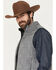 Image #2 - RANK 45® Men's Saline Quilted Insulated Softshell Vest, Charcoal, hi-res