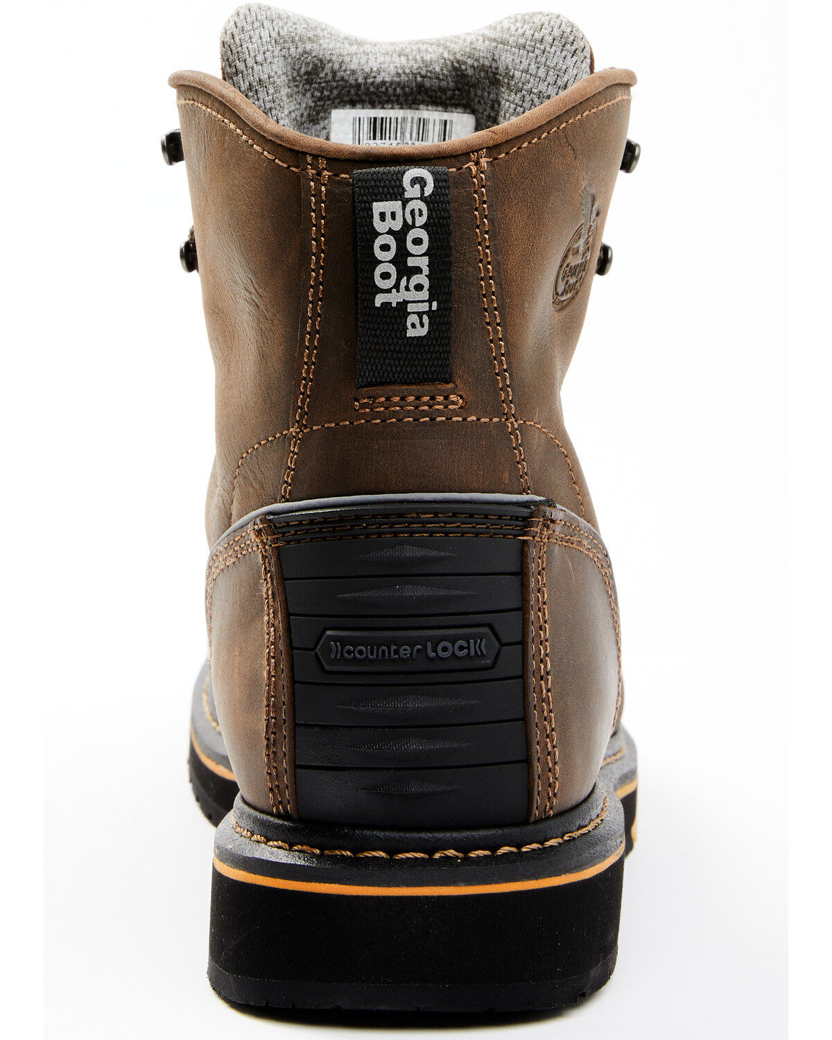 Image #5 - Georgia Boot Men's AMP Light Wedge WP 6" Lace-Up Work Boots - Soft Toe, Brown, hi-res