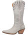 Image #3 - Dingo Women's Talkin Rodeo Western Boots - Snip Toe, Off White, hi-res