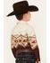 Image #4 - Roper Boys' Southwestern Border Print Long Sleeve Pearl Snap Western Shirt, White, hi-res