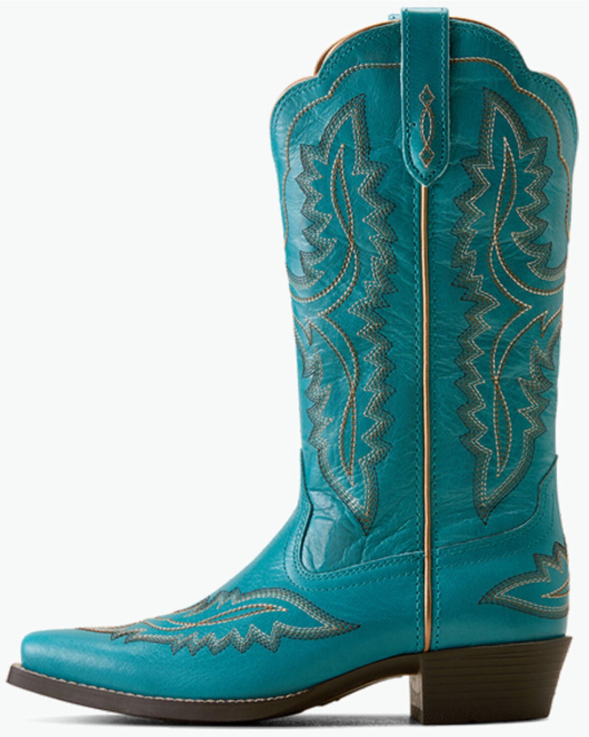 Image #2 - Ariat Girls' Casanova Western Boots - Snip Toe, Blue, hi-res