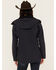 Image #4 - STS Ranchwear by Carroll Women's Dark Wash Denim Print Softshell Weston Hooded Jacket, Dark Wash, hi-res
