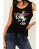 Image #3 - Idyllwind Women's Hey Cowboy Sleeveless Graphic Tank , Black, hi-res