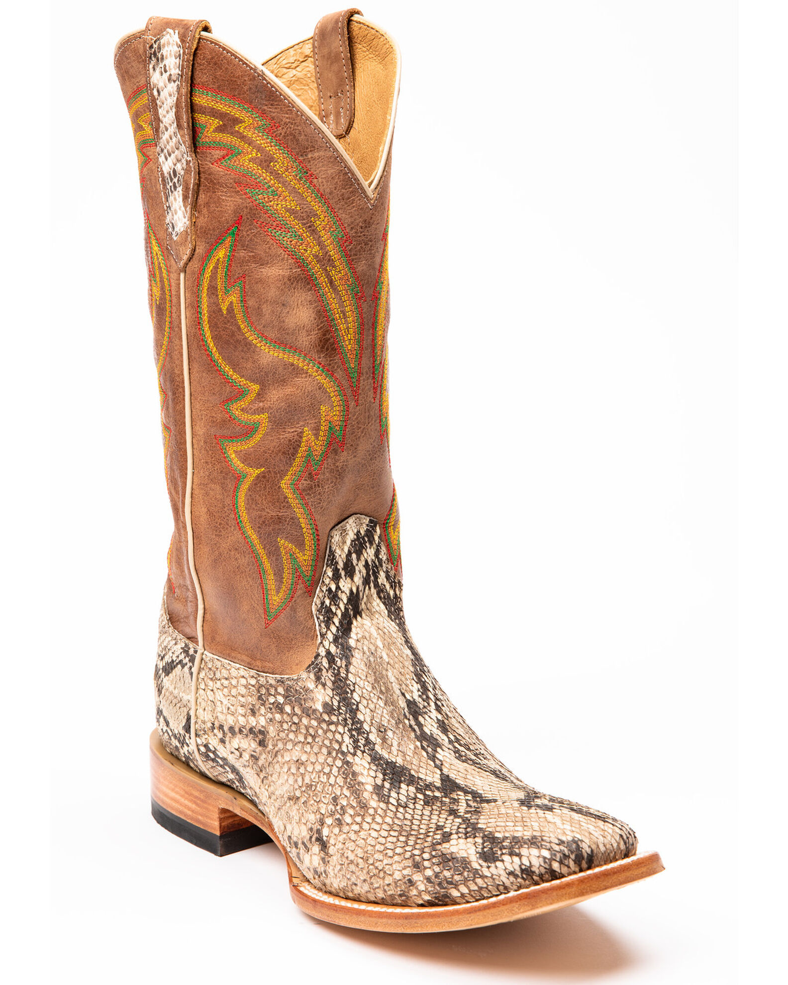Cody James Men s Exotic Python Western Boots Broad Square Toe