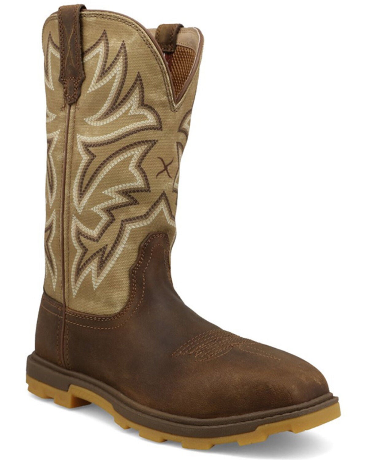 Twisted X Women's 11" UltraLite X&trade; Work Boots - Nano Toe, Brown, hi-res
