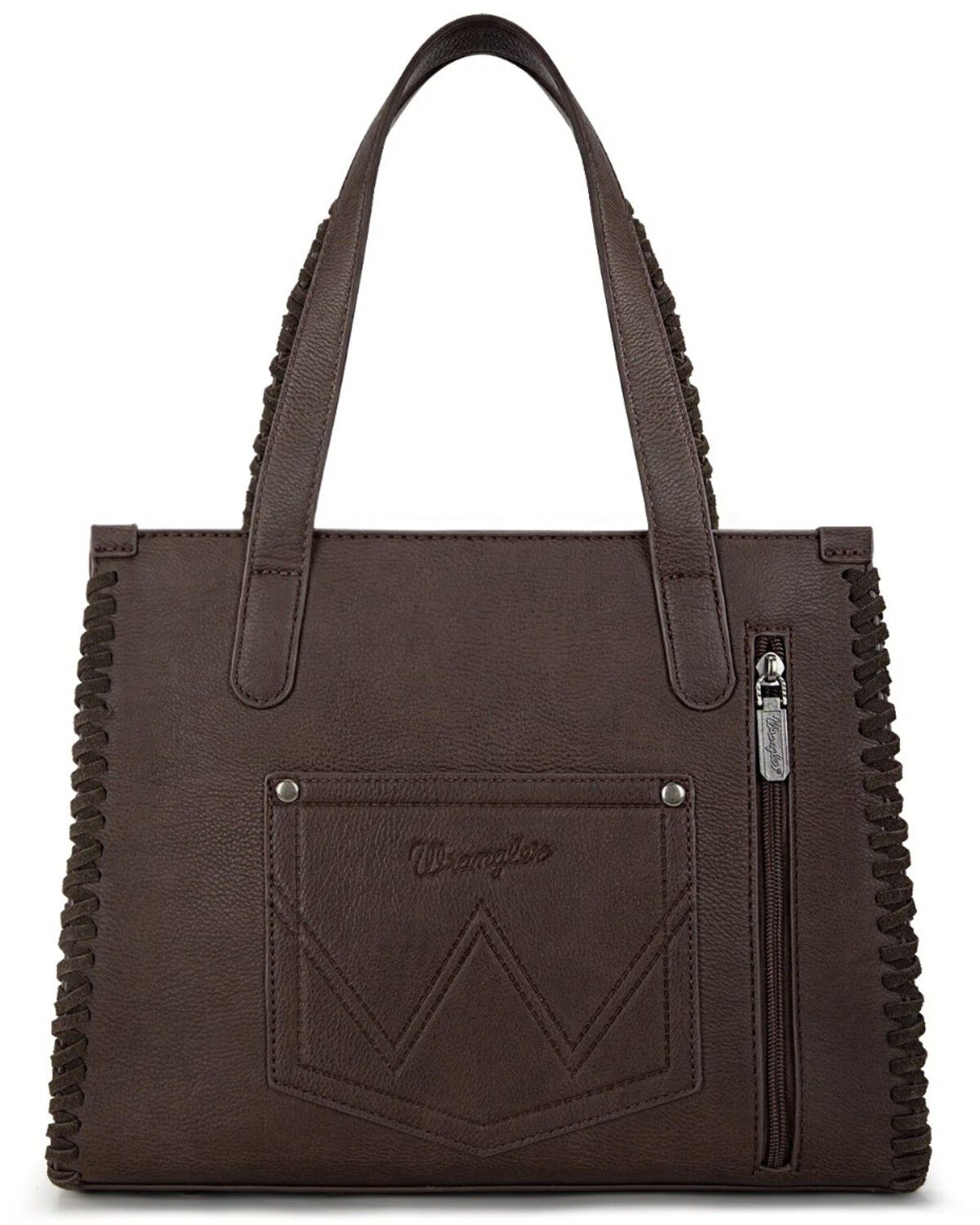 Image #3 - Wrangler Women's Cowboy Print Concealed Carry Crossbody Satchel, Dark Yellow, hi-res