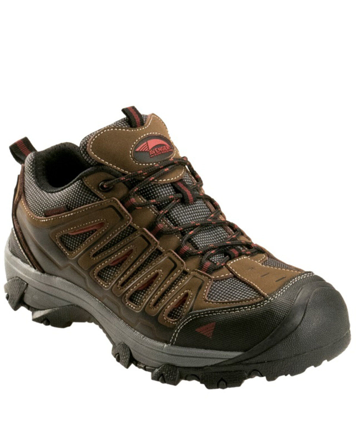 Image #1 - Avenger Men's Trench Waterproof Work Shoes - Steel Toe, , hi-res